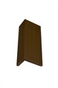 WPC Angulo Exterior Teca 40mm x 45mm x 2.9m