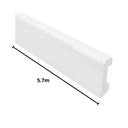 Zocalo PVC Arqui 585 - 70mm x 15mm x 5,7m - H06 Blanco