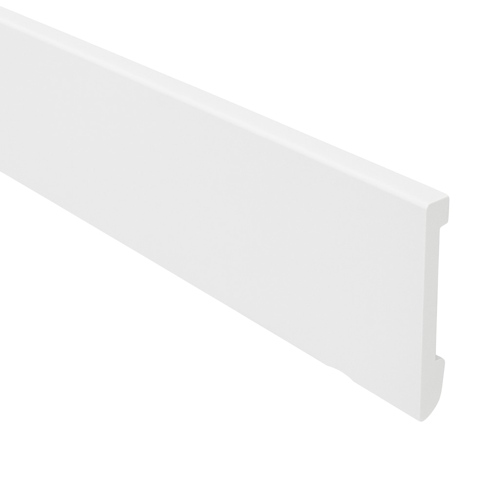 Zocalo PVC Arqui 747 -  100mm x 12mm x 5.7m Blanco