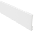 Zocalo PVC Arqui 747 -  100mm x 12mm x 5.7m Blanco
