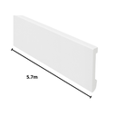 Zocalo PVC Arqui 747 -  100mm x 12mm x 5.7m Blanco