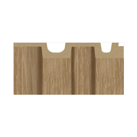 WPC EPS Interior Simil Madera Marrón Claro 20mm x 12cm x 2.8m