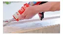 Adhesivo K+D Pega y Sella Pintable 300ml Wurth Gris