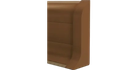 Terminal Izquierdo Zocalo PVC Plasbil Marron