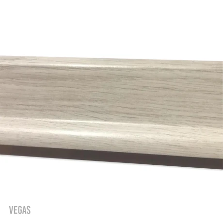 Zocalo AGT Vegas MDF 8cm x 2.8m x 80mm - Gris Veteado