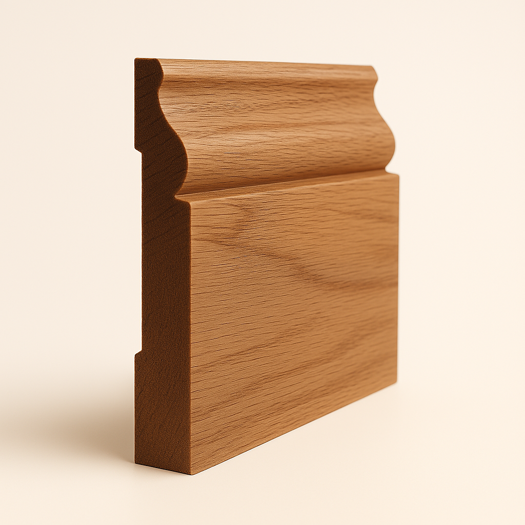 Zocalo PVC Simil Madera Colonial - 100mm x 2.4m