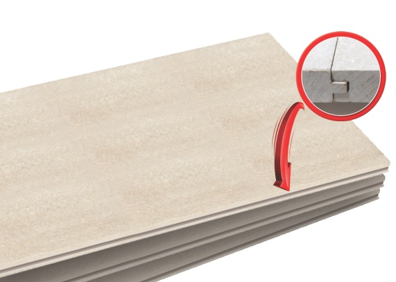 Placa Fibrocemento Machimbrada Entre Piso 1.20 x 2.40m x 20mm