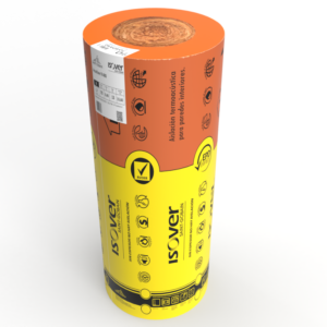 Lana de Vidrio ISOVER 70mm R8  1,2m x 12m 14,4 m2 Precortada