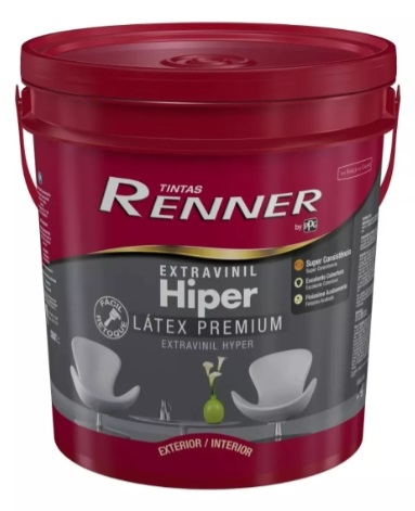 Pintura Extravinil Latex Hiper Base Intensa - 16 L - Renner RV8872.45