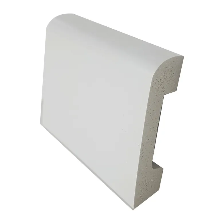Zocalo EPS 15mm x 80mm x 2,40m Pecho Paloma W12-Blanco