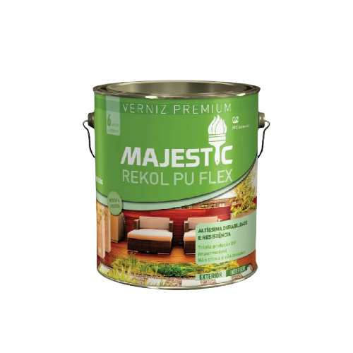 Majestic Verniz Rekol PU Flex Canela Acetinado x 3.6L - MJ6811.04