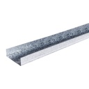 PGU Perfil Aluminio Tipo U 100 x 35 x 1.50mm x 6.8m Kg/ML 0.780 Blanco
