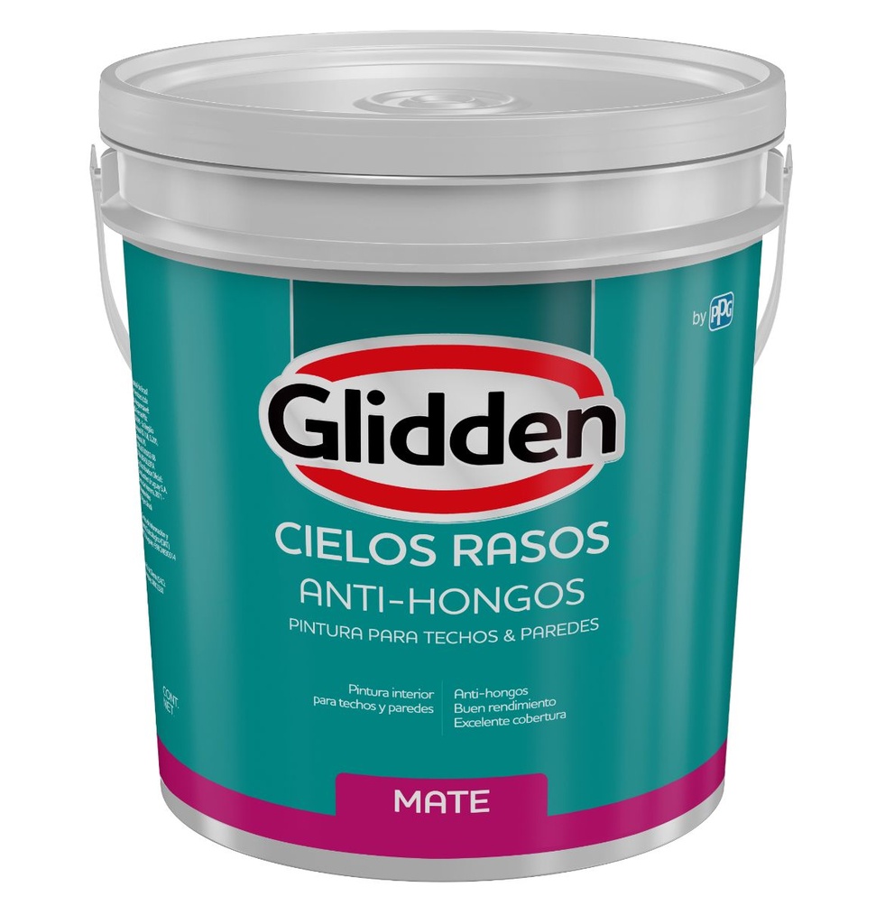 Pintura Cielorraso Anti Hongos Interior - 18l Glidden Renner-