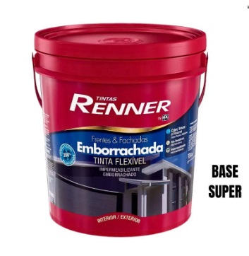 Pintura Membrana Liquida Emborrachada  BASE 16 L Renner 609345