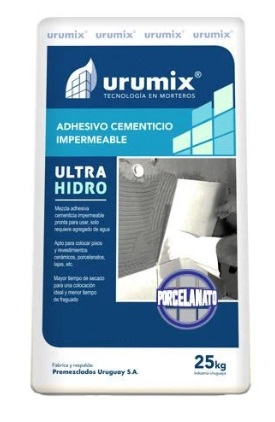 Adhesivo Urumix Ultra Hidro Porcelanato x 25 Kg