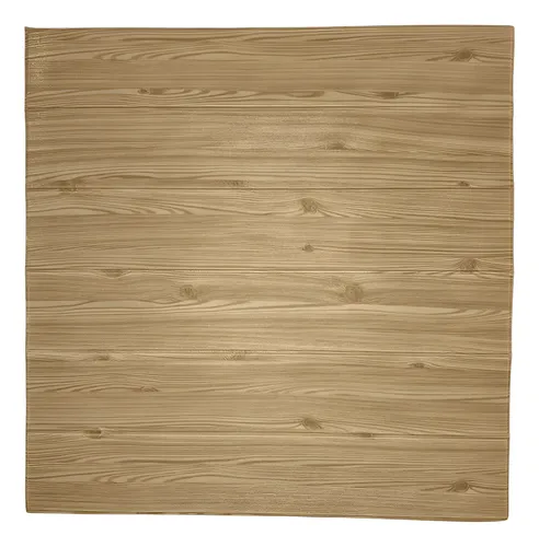 Placa Decorativa 3D Autoadhesiva 70cm x 77cm - Madera Marrón