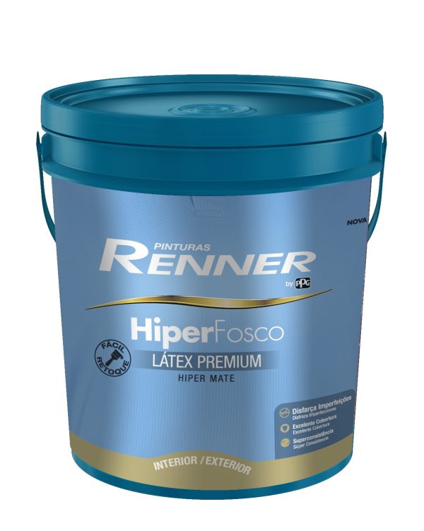Pintura Latex Extravinil Hiper Premium Promo Celeste 18L Renner-