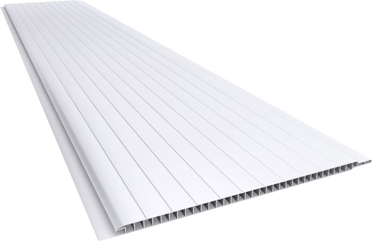 PVC Cielo Raso Blanco Frisado - Plasbil 4mm x 20cm x 4m x UN