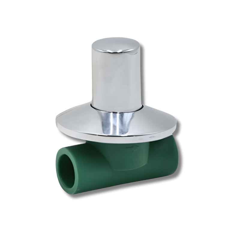 Llave de Paso Válvula Cierre Termofusión Cromada 20mm Nicoll 9035631