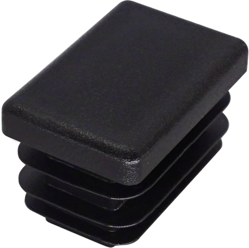 [102319] Tapa PVC Plana Para Caño 30 x 50mm - Negra