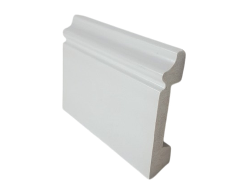[101941] Zocalo PVC Arqui 584 - 70mm x 15mm x 5,7m Blanco