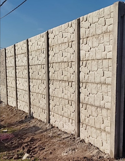 [101784] Placa Muro Hormigon 1,86m x 40cm x 40mm - Piedra Castillo
