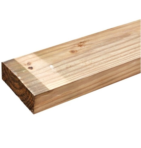 [101258] Tirante Madera Pino CCA 2'' x 6'' x 4m