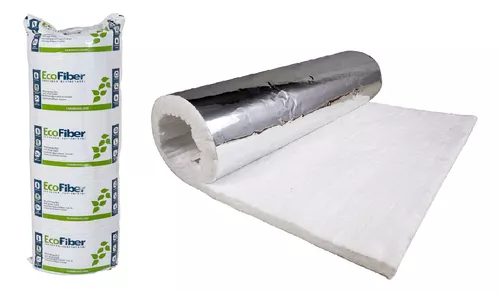 [101144] Lana Aislacion Aluminizada PET - Ecofiber Flex 35mm x 15m2