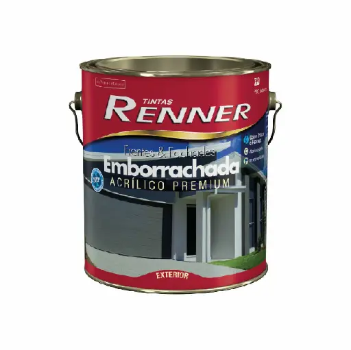 [100979] Pintura Membrana Liquida Emborrachada Blanco Mate 3.2 L Renner