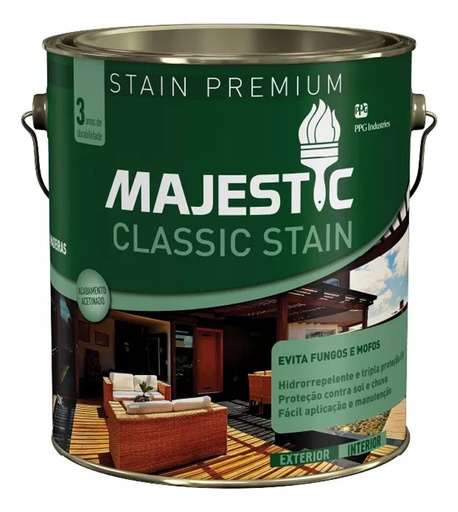 [100946] Protector Madera Majestic Classic Stain Verde - 3,6 L