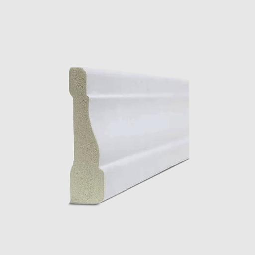 [100767] Zocalo Piso Flotante MDF Guindo 2,4m x 8cm
