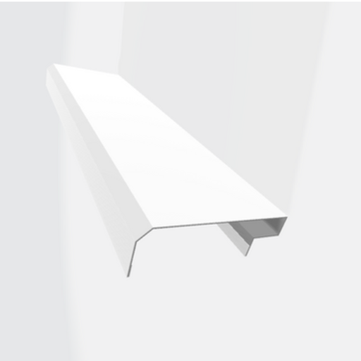 [100695] Frontal Gotero Iso-Panel 100mm x 3m Blanco MID