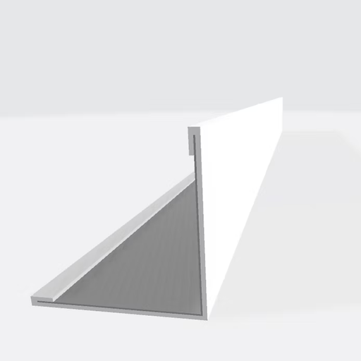[100502] Angulo Iso-Panel Blanco - 40 x 40 x 3m - Exterior