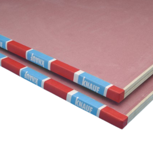 [100231] Placa Yeso Roja Knauf 12,5mm - 1.2m x 2.4m