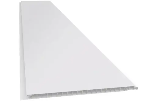 [102597] PVC Cielo Raso Blanco Liso Junta Seca - Plasbil 7mm x 20cm x 6m
