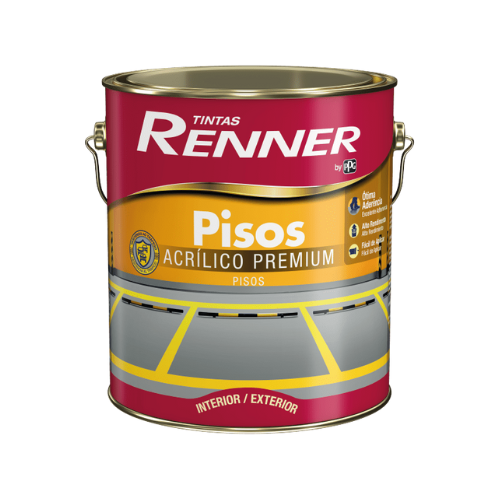 [102693] Pintura Piso Base Agua Blanco Mate 3.6L Renner - 7100.01
