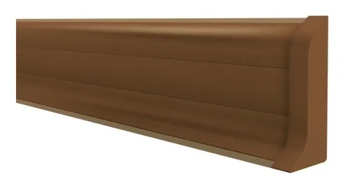 [102718] Terminal Derecho Zocalo PVC Plasbil Marrón