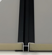 [102766] Perfil H Aluminio Negro Bambú 3m x 5mm