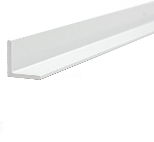 [103026] Angulo Aluminio Blanco 12,7mm x 12,7mm x 1.6mm x 4,7m