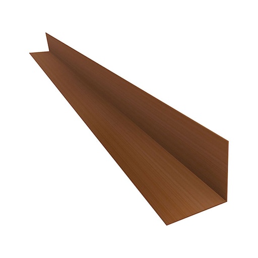 [103242] Angulo PVC Plasbil x 3m Marrón