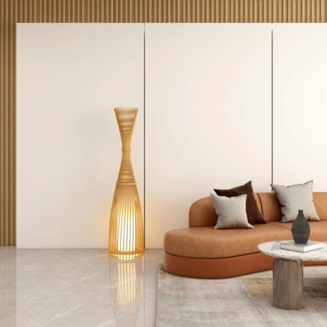 [103489] WPC EPS Interior Simil Madera Marrón Claro 20mm x 12cm x 2.8m